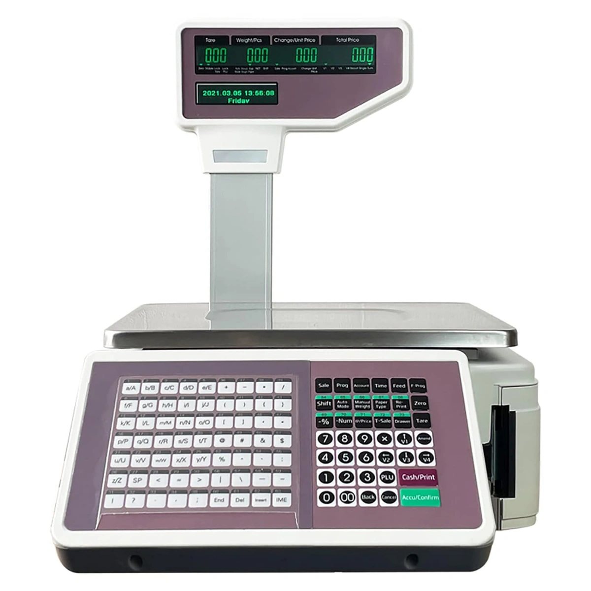 TMA Supermarket Barcode Weighing Cash Register Scale – Touch POS – Label Printing TM-30A-5W – WEBP -1